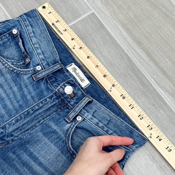 Madewell Rigid High-Rise Skinny The Perfect Vintage Denim Blue Jeans Size 26P - Picture 10 of 15
